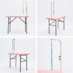Pet Grooming Salon Table Foldable 97cm Dog Cat PINK