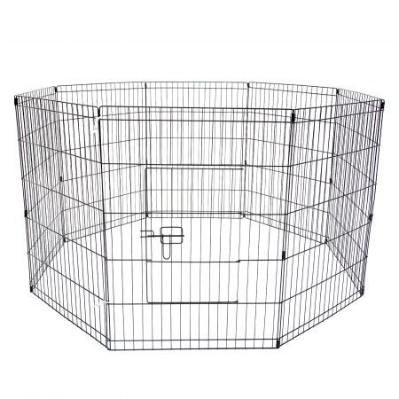 Pet Playpen Foldable Dog Cage 8 Panel 42in