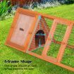 Rabbit Hutch Ester Triangular Wooden Chicken Guinea Pig Cage