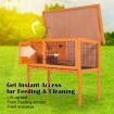 Rabbit Hutch Eden Free Standing Wooden Chicken Guinea Pig Cage