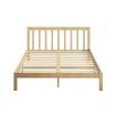 Levede Wooden Bed Frame Queen Full Size Mattress Base Timber Natural