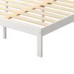 Levede Wooden Bed Frame King Single Mattress Base Solid Timber Pine Wood White