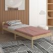 Levede Wooden Bed Frame Single Size Mattress Base Solid Timber Pine Wood Natural