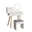 Dressing Table Stool LED Mirror