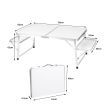 Levede Camping Table Folding Portable Outdoor Aluminium Foldable Picnic BBQ Desk