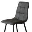 Levede 4x Dining Chairs Kitchen Table Chair Lounge Room Padded Seat PU Leather