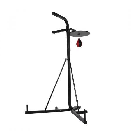 Centra Punching Bag Stand 3 Station Boxing Frame Sports Home Gym Training 227cm