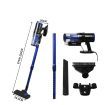 Spector Vacuum Cleaner Corded Stick Handheld Handstick Bagless Cae Vac 400W Blue