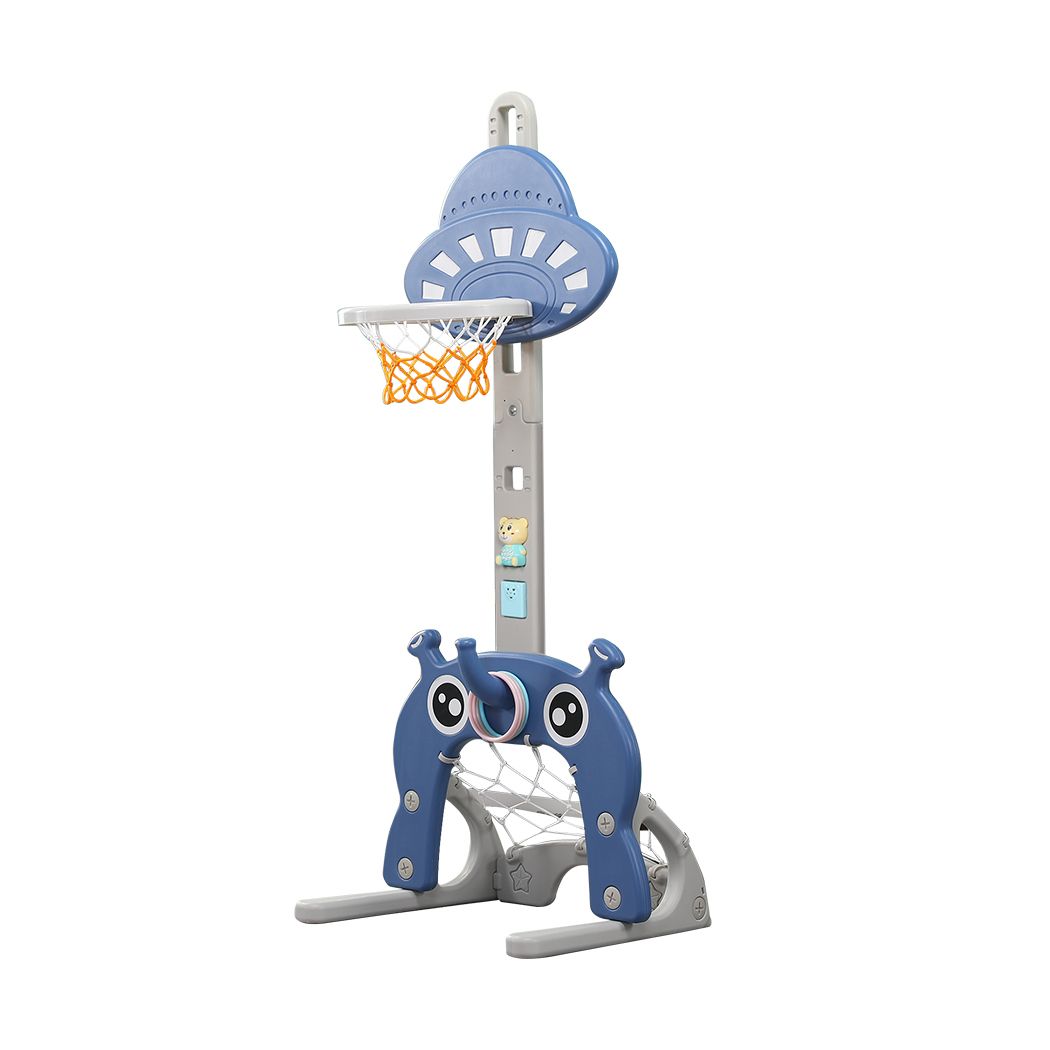 BoPeep Kids Basketball Hoop Set Stand Sports Gift Toys 5-in-1 Adjustable Height