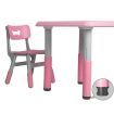 BoPeep Kids Table and Chairs Children Furniture Toys Play Study Desk Set Pink