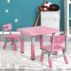 BoPeep Kids Table and Chairs Children Furniture Toys Play Study Desk Set Pink