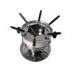 Classic Fondue Set 12pcs Stainless Steel Cheese Chocolate Dipping  6 Forks