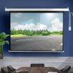 125" Projector Screen Electric Motorised Projection Retractable 3D Home Cinema