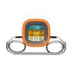 Digital Food Thermometer BBQ  2 Probe Cooking Meat Kitchen Temperature Magnet