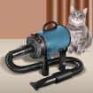 Dog Cat Pet Hair Dryer Grooming Blow Blue