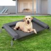 PaWz Elevated Pet Bed Dog Puppy Cat Trampoline Hammock Raised Heavy Duty Grey XL