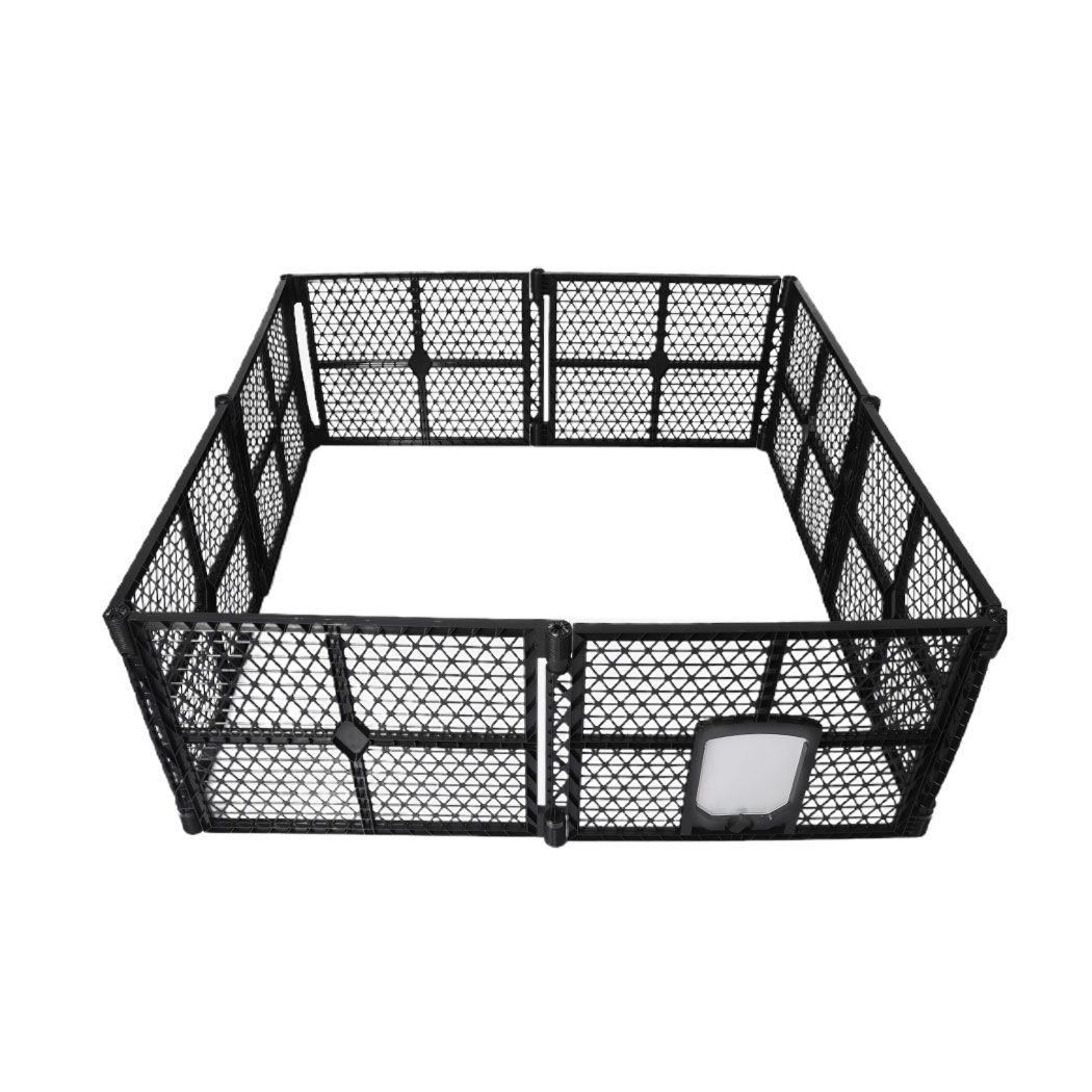 PaWz Pet Playpen Foldable Protable Dog Play Pens Plastic Garden Outdoor 8 Panels