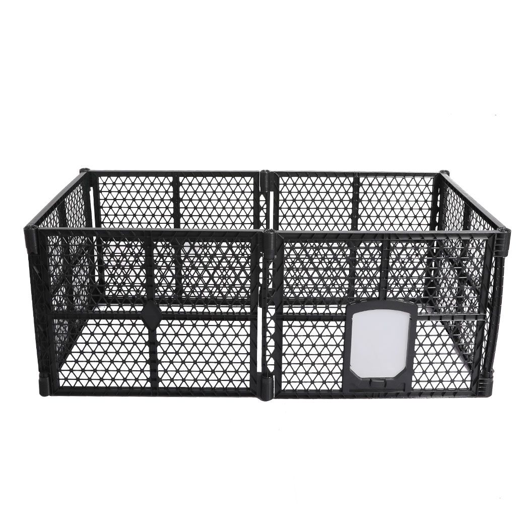 PaWz Pet Playpen Foldable Protable Dog Play Pens Plastic Garden Outdoor 6 Panels