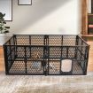 PaWz Pet Playpen Foldable Protable Dog Play Pens Plastic Garden Outdoor 6 Panels