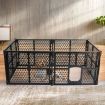 PaWz Pet Playpen Foldable Protable Dog Play Pens Plastic Garden Outdoor 6 Panels