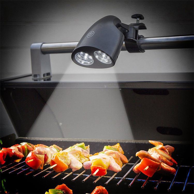 Brighter BBQ Grill Light | Outdoor Barbecue by Hammacher Schlemmer