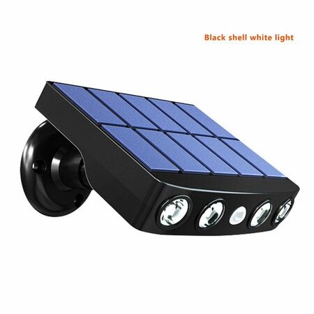 Solar motion sensor store fence lights