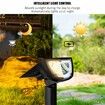 Solar Powered Lawn Lamp IP65 Waterproof Ground Light 120 Degree Rotation Garden Lamp Plug-in Street Light