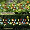 Solar LED Garden Stake Lights Tulip Flowers 1pc ?random color