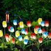 Solar LED Garden Stake Lights Tulip Flowers 1pc ?random color