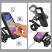 Waterproof Bicycle Handlebar Motorcycle Phone Holder With Touch Screen Outdoor Riding