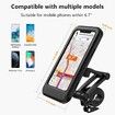 Waterproof Bicycle Handlebar Motorcycle Phone Holder With Touch Screen Outdoor Riding