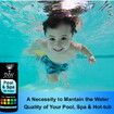 Pool and Spa Test Strips 7-1 Pool Test Kit - 100 Bromine, pH, Hardness and Chlorine