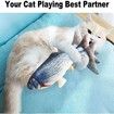 Cat USB Charger Toy Interactive Electric Floppy Fish Cat Toy Realistic Cats Pets Chew Bite Toys