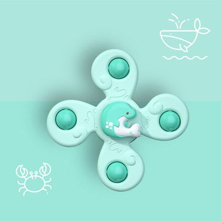 Cartoon Fidget Spinner Kids Toys Colorful Gyroscope Toy Stress Relief Fingertip Rattle Toys For Kids Gifts