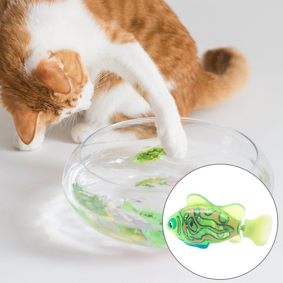 electric fish toys for cats