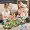 104 PCS Grow Your Own Flowers Garden Building Toys For Girls Educational Activity For Preschool Child