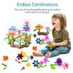 104 PCS Grow Your Own Flowers Garden Building Toys For Girls Educational Activity For Preschool Child