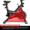 GENKI Fitness Spin Bike Indoor Cycling Home Exercise Adjustable Belt Drive Stationary Bicycle Workout