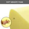 Luxdream 2 PCS Foam Bed Wedge Pillow Headrest Backrest Breathable Cover