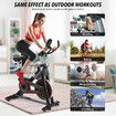 Genki Exercise Bike Magnetic Spin Stationary Home Gym Fitness Equipment Indoor Cycling with LCD Monitor