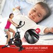 Genki Exercise Bike Magnetic Spin Stationary Home Gym Fitness Equipment Indoor Cycling with LCD Monitor