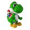 Green Dragon Mario Magic Blocks 3D Model Mini Diamond Building Blocks Assembling Small Blocks Toy