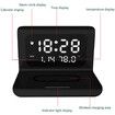 Multi-Function Digital Clock + Snooze Alarm +Wireless Charger+Temperature Display+Date+Non-Dimmable Night Light