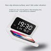 Multi-Function Digital Clock + Snooze Alarm +Wireless Charger+Temperature Display+Date+Non-Dimmable Night Light