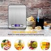 Digital Kitchen Scales, Professional Electronic Scales with LCD Display, Incredible Precision up to 1g