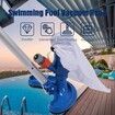 Swimming Pool Vacuum Head with Clip Handle Drawstring Bag Pool Flexible Cleaning Spray Brush Pool Cleaning Tools