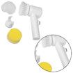 Electric Swivel Scrubber for Bathroom Floor and Mop with Multipurpose Surface and Rechargeable Wireless Cleaner