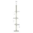 296cm Tall Cat Scratching Post Sisal Scratcher Pole Climbing Tree with Perches Hanging Toys