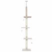 296cm Tall Cat Scratching Post Sisal Scratcher Pole Climbing Tree with Perches Hanging Toys