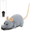 Remote Control Mouse, Funny Electronic Rat Mouse, Wireless Toy for Cat,Interactive Cat Toy Gray